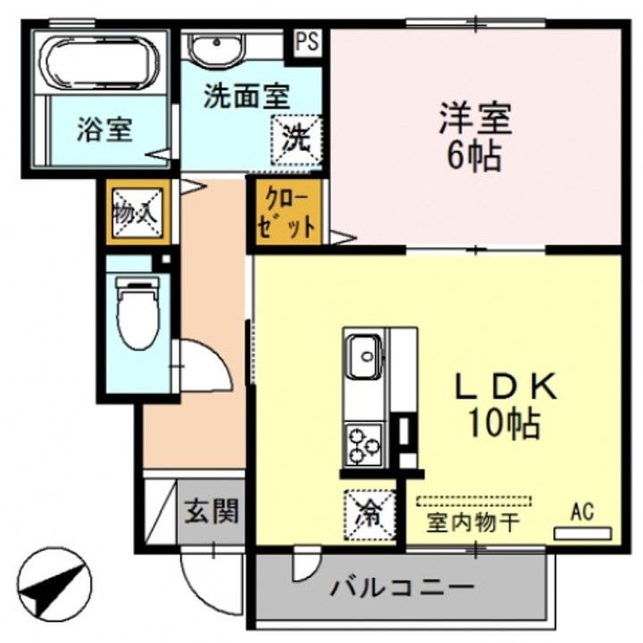 メゾンラグランジュの間取り