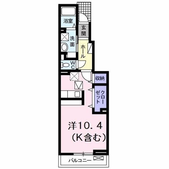 フラン・メゾン Aの間取り