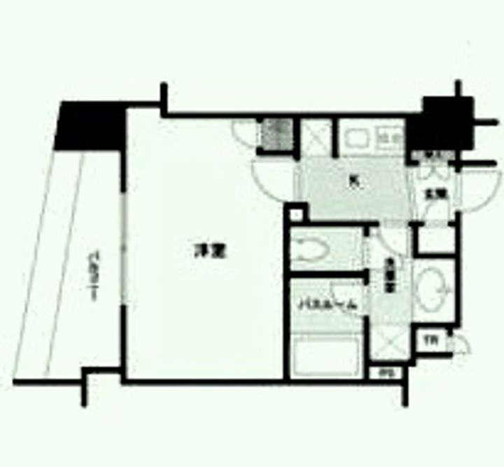 東京都江東区富岡1(マンション)の賃貸物件の間取り