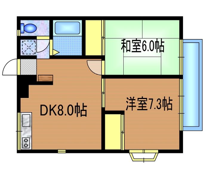 東京都三鷹市下連雀3(アパート)の賃貸物件の間取り