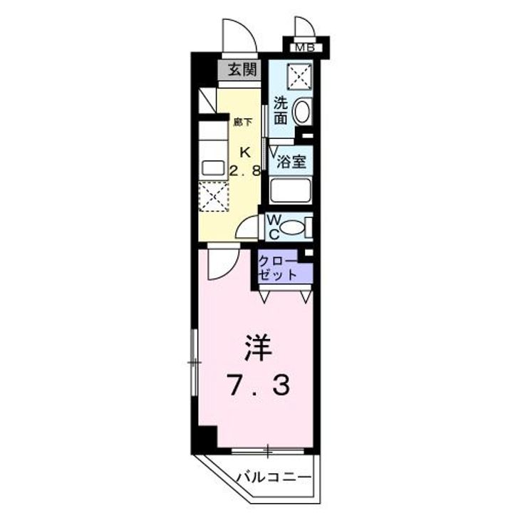 ラフレシール SHIMAの間取り