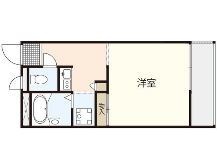 レオパレスARK壱番館の間取り