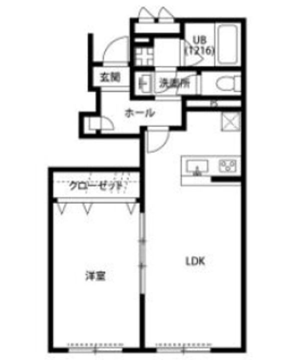 愛知県名古屋市緑区乗鞍2(アパート)の賃貸物件の間取り