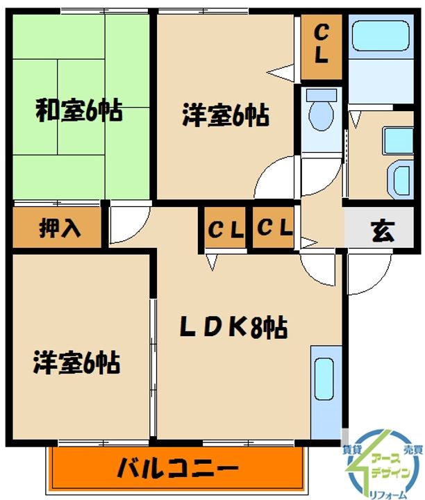 プランドールMITANIの間取り