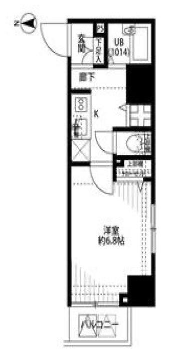 東京都江東区大島1(マンション)の賃貸物件の間取り