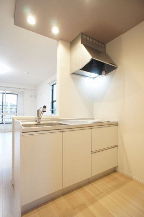 福島県いわき市四倉町上仁井田字南浜(アパート)の賃貸物件のキッチン