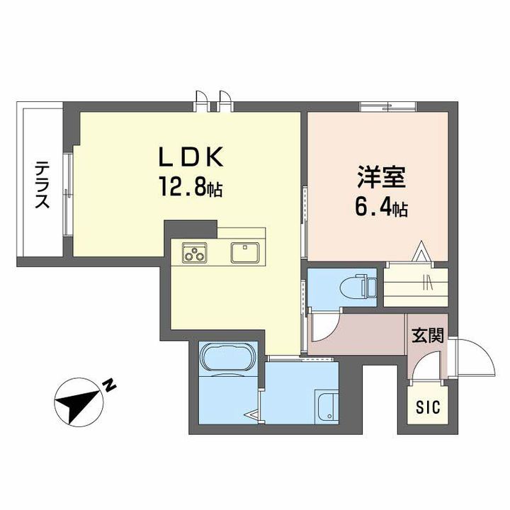 ヴィーエの間取り