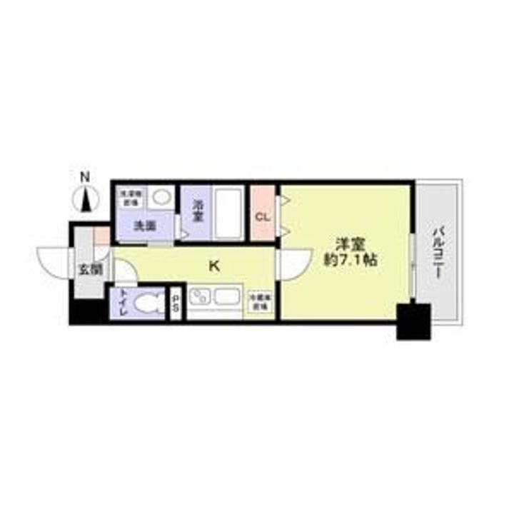 愛知県名古屋市北区杉栄町3(マンション)の賃貸物件の間取り