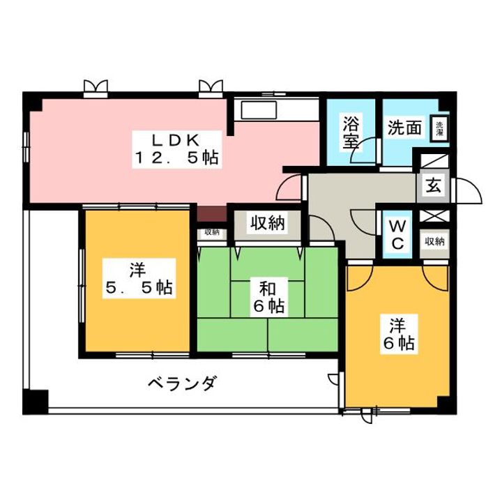 ノーヴァ・フレア  IIの間取り