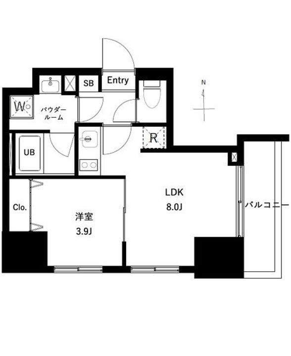 東京都北区王子1(マンション)の賃貸物件の間取り