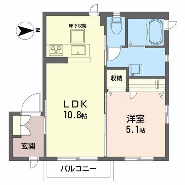 シャーメゾン大町の間取り
