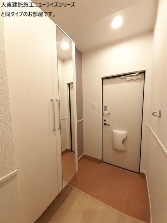 木と風の玄関