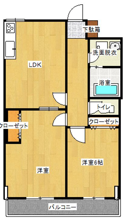コ-ポ丸藤5の間取り
