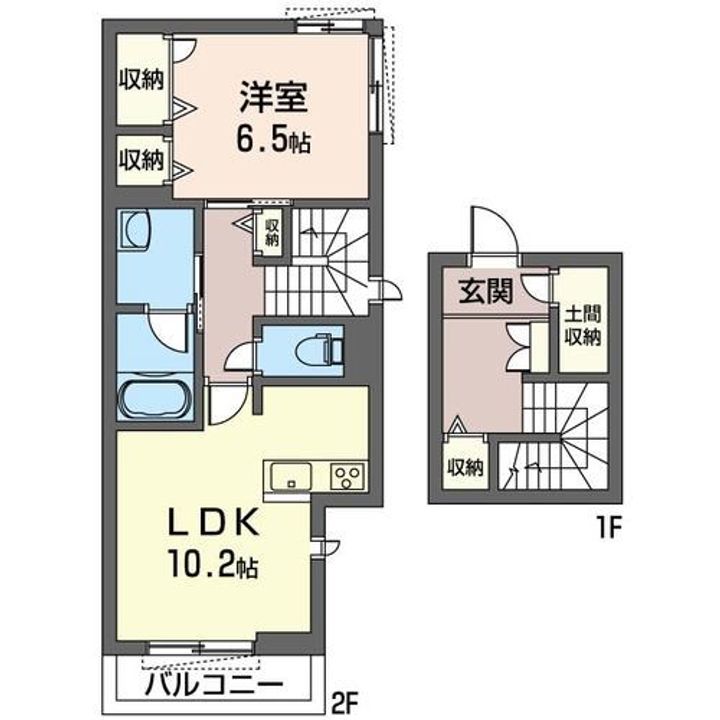 シェモア楓の間取り