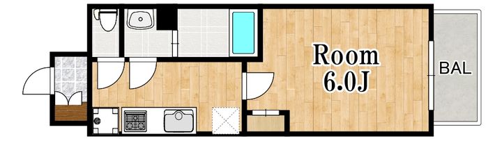 大阪府大阪市淀川区三津屋北2(マンション)の賃貸物件の間取り