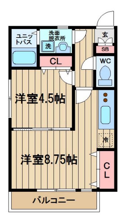 クワトロの間取り