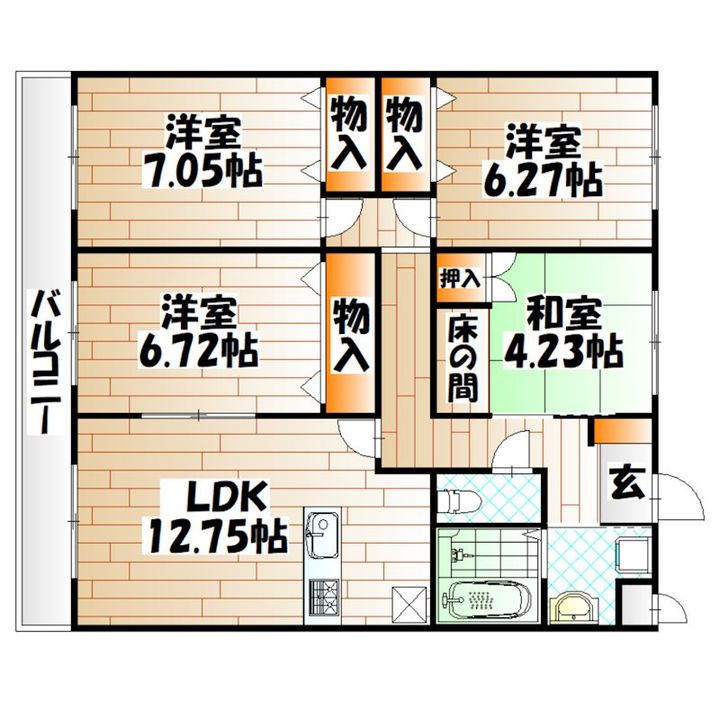 プレジデントの間取り