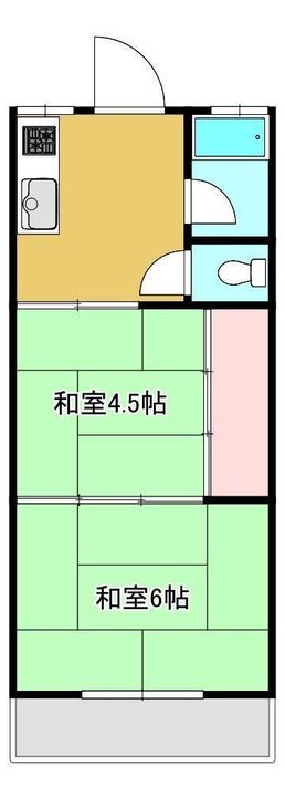 コーポ柿田の間取り
