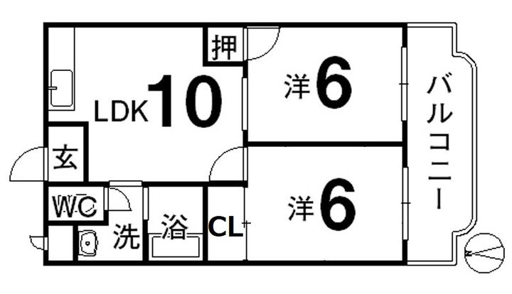 金子マンションの間取り