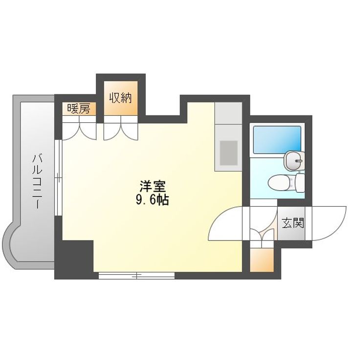 シティハイムN15A棟の間取り