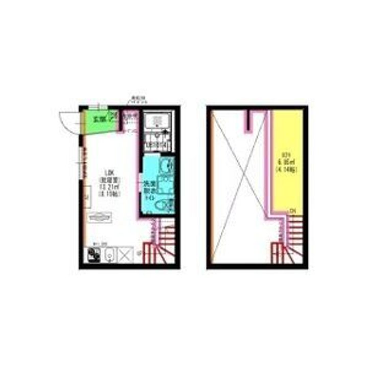 Velo JIYUGAOKA(ヴェロジユウガオカ)の間取り