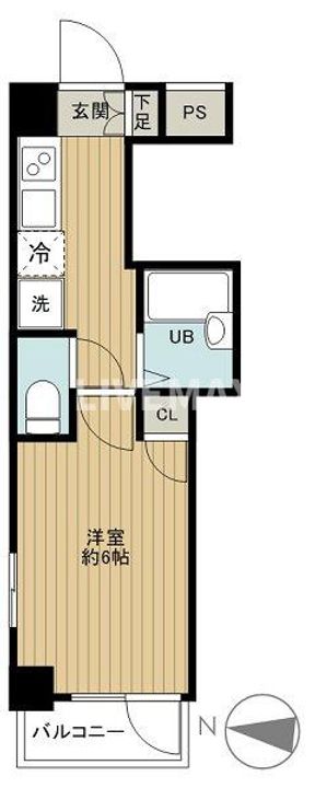 東京都港区南麻布1(マンション)の賃貸物件の間取り