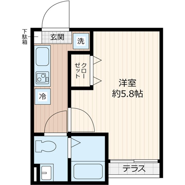 nota.Yokohama(ノタ ヨコハマ)の間取り
