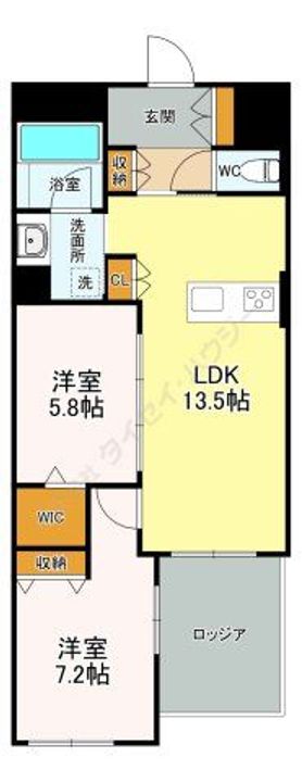 ARCH EASTの間取り