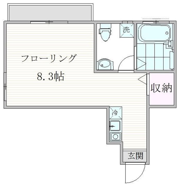 東京都荒川区荒川6(アパート)の賃貸物件の間取り