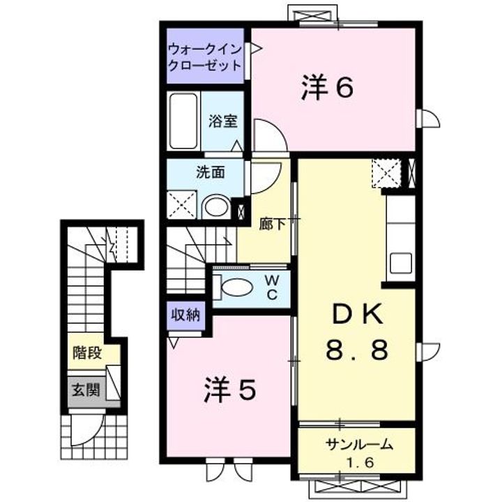 ドウトウ IIの間取り