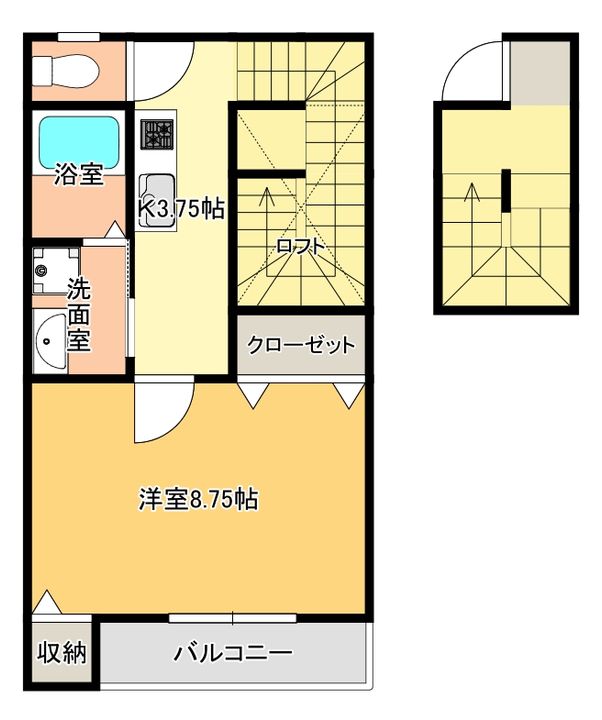 カーサフォレスタの間取り