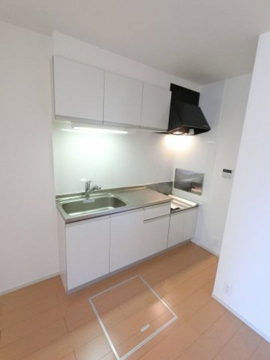 千葉県四街道市大日(アパート)の賃貸物件のキッチン