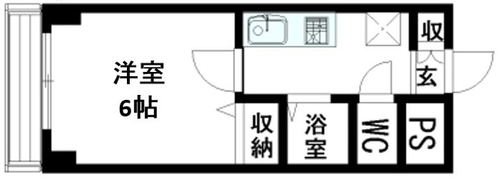 ホワイトリバーB棟の間取り