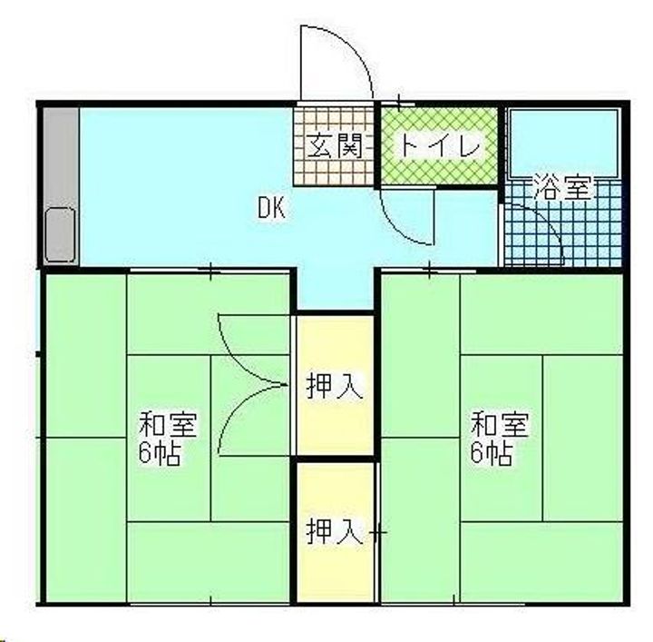コーポ石井の間取り
