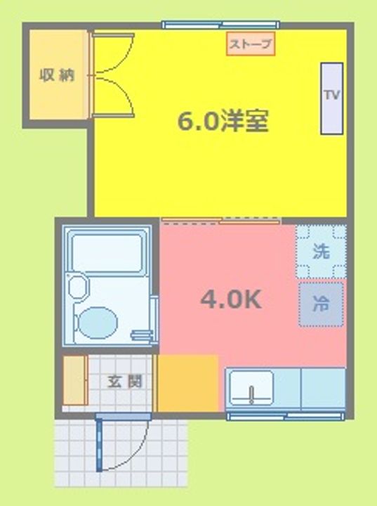 コーポ里見の間取り