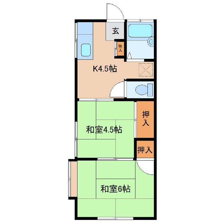 ルミエールハイツPARTIIの間取り