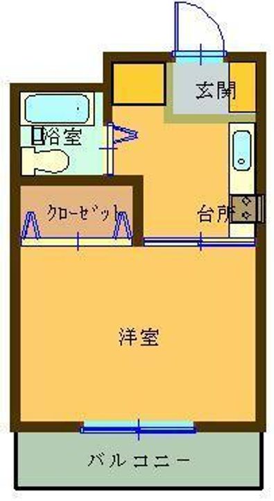 グローリアFの間取り