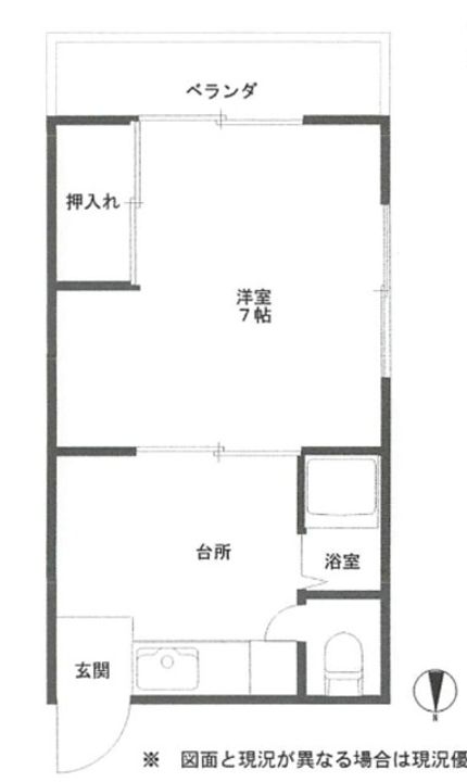 田口コーポの間取り