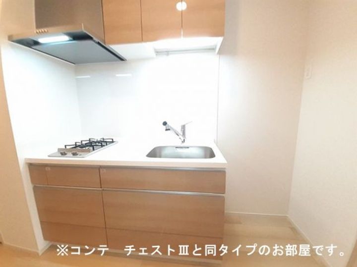 滋賀県草津市東草津3(アパート)の賃貸物件のキッチン