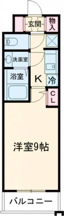 大阪府堺市堺区陵西通(マンション)の賃貸物件の間取り