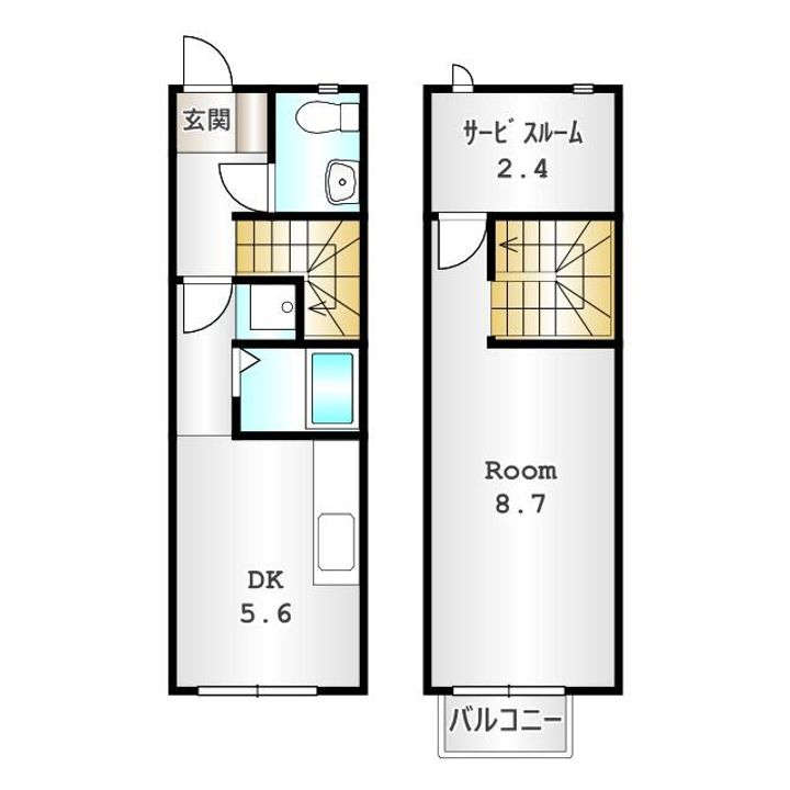 群馬県前橋市江田町(一戸建)の賃貸物件の間取り