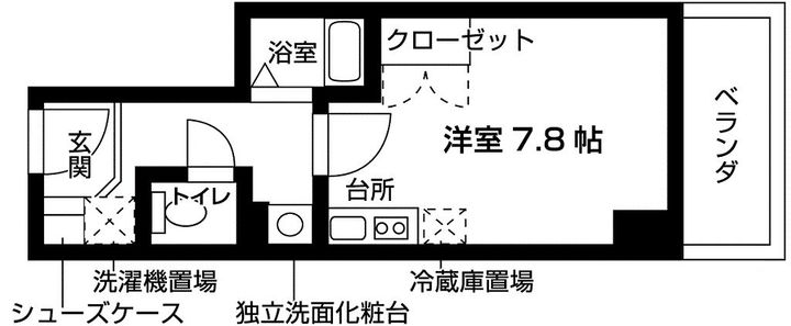 アヴァンセクール近畿大学前の間取り