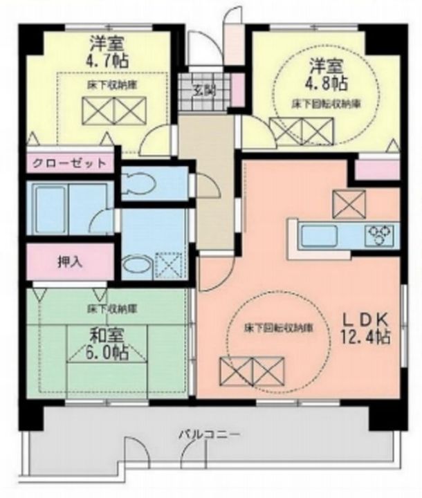 ボンヌシャンスの間取り