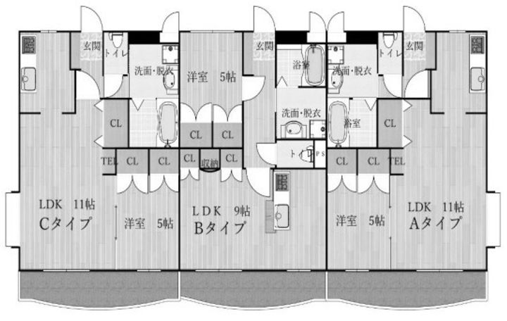 埼玉県深谷市菅沼(マンション)の賃貸物件の間取り