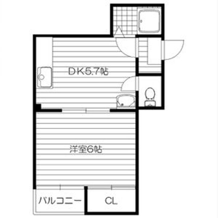 大阪府大阪市東淀川区菅原4(マンション)の賃貸物件の間取り