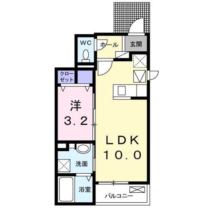 ブルースカイの間取り