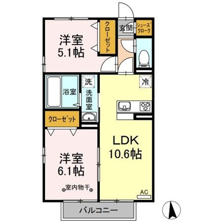 プルミエールの間取り