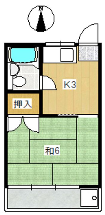 竹内コーポの間取り