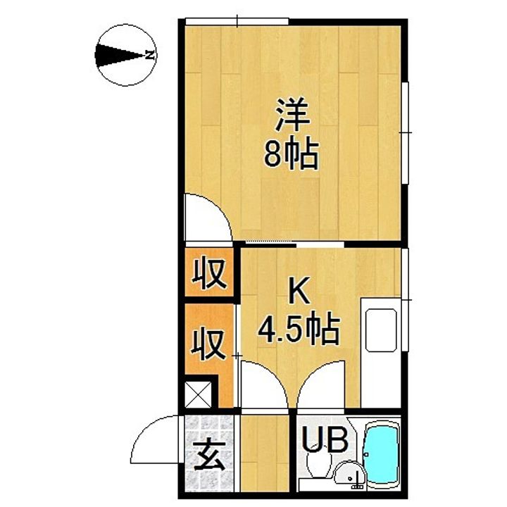 ハイネス松森Aの間取り