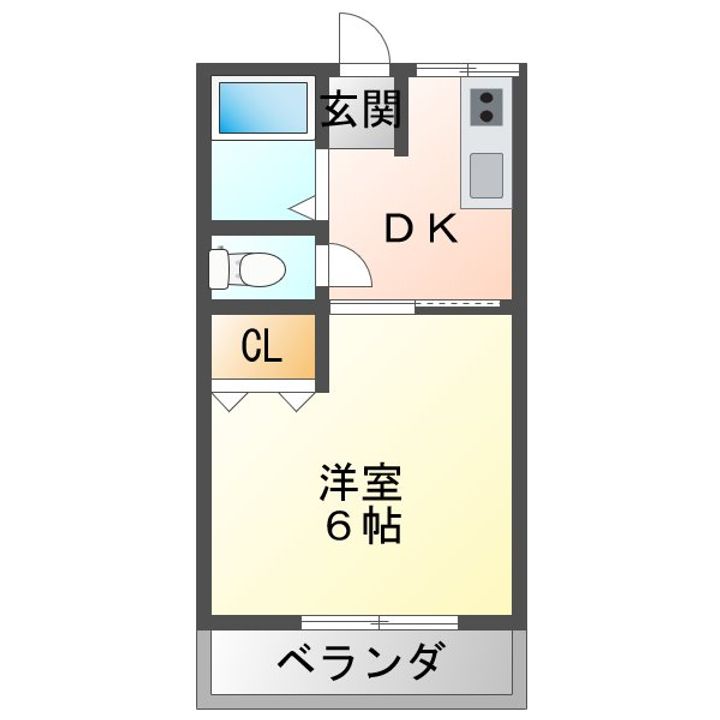 ハイムダイイチの間取り